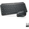 ‎Logitech Logitech MX Keys Mini Combo for Business, Compact Wireless Keyboard and Mouse, L