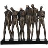 BigBuy Home Scultura Rame Persone 40 x 10,5 x 34 cm