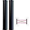 POLITEC PLUSSMA9430TX Colonna TERMINALE 4 Raggi doppia ottica TX H 300 cm.