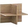 Schildmeyer 47,5 x 32,8 x 38,4 cm Mensola in legno di quercia artisan, Scaffali in legno