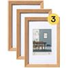 walther design Fiorito Cornice portafoto, da 10 x 15 cm, colore rovere chiaro