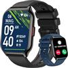 ZOSKVEE Smartwatch Uomo Donna, Effettua/Rispondi alle Chiamate, 2.0 Fitness Orologio, 100+ Modalità Sportive, Monitoraggio SpO2/Sonno/Pressione Sanguigna/Frequenza Cardiaca, Compatibile iOS/Android