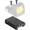 SPINA OPTICS Ruggedized miniatura RMR Red Dot Reflex Low Picatinny Rail Mount/piastra di montaggio/adattatore per RMR e SRO