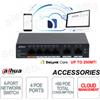 Dahua CS4006-4GT-60 - Switch di rete 4 Porte PoE + 2 Porte 10/100/1000 RJ45 Serie Cloud Managed Dahua