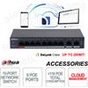 Dahua CS4010-8ET-110 - Switch di rete 8 Porte PoE + 2 Porte 10/100/1000 RJ45 Serie Cloud Managed Dahua