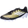 adidas F50 Club Messi Football Boots Flexible Ground, Scarpe da Calcio Unisex-Adulto, Gold/Footwear White/Carbon Black, 47 1/3 EU