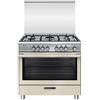 GLEM_GAS SB965MCR CUCINA BEIGE 90X60CM 5 FUOCHI FORNO ELETTRICO MULTIFUNZIONE