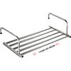 ANEWSIR Stendino Allungabile Stendino da Balcone/Termosifone, Stendibiancheria da Parete in Acciaio Inox, Stendino Piccolo Appeso Estensibile (Lunghezza: 42-66 cm)