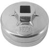 JNNJ Chiave per tappo filtro olio, strumento per filtro olio tazza estrattore tipo tappo, chiave in alluminio per filtro olio, strumento di cambio olio auto (65 mm)