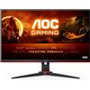 AOC Monitor AOC 24G2ZE/BK 24'' FullHD AMD Free-Sync Premium Nero/Rosso