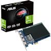 Asus GeForce GT 730 Scheda Grafica, 2 GB GDDR5, PCIe 2.0, 4 HDMI 1.4b, OpenGL 4.6, Supporta Fino a 4 Monitor, Massima Risoluzione 3840x2160, PSU Consigliata 300W, GPU Tweak II, Blue