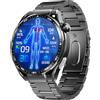 FENGFAUU 𝐄𝐂𝐆 Smartwatch , Orologio 𝐌𝐢𝐬𝐮𝐫𝐚𝐭𝐨𝐫𝐞 𝐆𝐥𝐢𝐜𝐞𝐦𝐢𝐚 𝐒𝐞𝐧𝐳𝐚 𝐏𝐮𝐧𝐭𝐮𝐫𝐚 Con Funzione Telefono, 1,55'' Orologio Pressione Sanguigna Con Cardiofrequenzimetro, SpO2, Sonno(Color:Blac