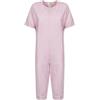 Confezioni_Emy Emy Pigiama Intero Donna Uomo - Pigiama Sanitario per Anziani con Cerniera Posteriore Estivo Manica Corta Anziano in Cotone 100% Italy (IT, Testo, S, Regular, Regular, Cerchio Rosa)