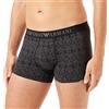 Emporio Armani Underwear Men's Boxer all Over Logo, Uomini, Black EA Logo,