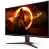 AOC Gaming 24G2ZE - Monitor FHD da 24 pollici, 240 Hz, 0,5 ms, FreeSync Premium (1920x1080, HDMI, DisplayPort), colore nero/rosso