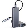 ORICO Case SSD M.2 NVMe 10Gbps, NVMe ENclosure Senza Attrezzi in Alluminio, USB3.2 USB-C Adattatore per M.2 PCIe NVMe M-Key 2230/2242/2260/2280 SSD, Supporto per UASP Trim- BM2G2
