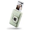 instax Fujifilm INSTAX mini LiPlay Matcha Green - Fotocamera Istantanea Ibrida, Stampante per Smartphone, Controllo da Remoto, Funzione Sound per Aggiungere Suoni alle Foto, Dimensioni Stampa 86 mm x 54 mm