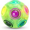 Vdealen Magic Rainbow Ball Palla Magica Palla Antistress Puzzle Arcobaleno Magico Palla da Gioco Giocattoli per Bambini Adolescenti e Adulti Rompicapo per Lo Sviluppo di Abilità