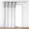 Douceur d'Intérieur Flavie Tenda con Occhielli, 140 x 240 cm, Cotone e Poliestere