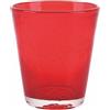 Villa d'Este Home Tivoli Set 6 Bicchiere acqua rosso 330 ml, in pasta di vetro soffiato, Cancun Satin