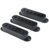 Unxuey - Set di 3 coperture per pickup per chitarra elettrica, 48/50/52 mm, bobina singola, 6 fori, per Fender Stratocaster Strat ST