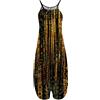 SoLu DAY8 Salopette Donna Etnica Elegante Chic Larghe con Stampa Tute Donna Complete Gamba Larga Comodi Taglie Forti Jumpsuit Donna Spalla Regolabile Lavoro Casual Spiaggia Tutine Vestiti