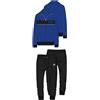 hermet Pigiama Inter Lungo Azzurro Nero Ragazzo Bambino Ufficiale Homewear Felpa con Zip e Pantalone Lungo 2050 Tuta Cotone (IT, età, 14 Anni, Regular, Azzurro)