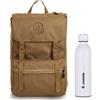 Invicta Jolly Solid S, Beige, 15 Lt, Zaino Icona Tempo Libero + Borraccia