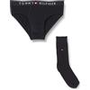 Tommy Hilfiger Brief Sock Set UM0UM03059 Pacchetti Regalo, Blu (Desert Sky/Desert Sky), L Uomo