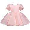 Generic Vestito da ragazza, elegante, per bambini, da principessa, per compleanno, da sposa, da bambina, con brillantini, Colore: rosa., 4-5 Anni