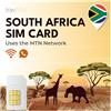 travSIM Scheda SIM Sudafrica | Utilizza la rete MTN | 10GB di dati mobili alla velocità del 4G| La SIM card South Africa può fare da hotspot fino a 3 dispositivi. | Valida per 14 giorni