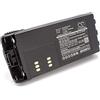 vhbw batteria compatibile con Motorola GP140, GP320, GP328, GP338, GP340, GP360, GP1280, GP240, GP280 radio (2600mAh, 7,4V, Li-Ion)