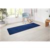 Hanse Home Nasty, tappeto a pelo corto, in tinta unita, per sala da pranzo, soggiorno, cameretta dei bambini, corridoio, camera da letto, cucina, tinta unita, blu scuro, 80 x 300 cm