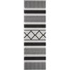 Hanse Home Zala Living Hanse Home Cook & Clean - Tappeto a passatoia antiscivolo, a pelo corto, lavabile, in urbano, per corridoio, cucina, soggiorno, colore nero, 45 x 140 cm