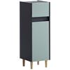 Schildmeyer Lovis 157058 - Mobile base lavabo, blu notte - blu tortora, 30,2 x 33 x 90,3 cm