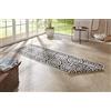 Hanse Home Bougari - Tappeto in tessuto piatto, double-face, per interni ed esterni, Nero crema., 80 x 250 cm