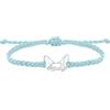 CSstone Bracciale personalizzato con nome cane, braccialetto con ciondolo orecchie di cane Gioielli di razza canina Bracciale in argento sterling 925/acciaio inossidabile regalo per donne/amante dei cani