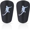 PEUTIER 2pz Mini Parastinchi da Calcio, Extra Piccoli Parastinchi Piccoli Parastinchi Equipaggiamento Protettivo Miniatura per Adulti Bambini Uomini Donne Giocatori di Calcio Ragazzi Ragazze (10x6cm)