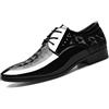 Cooleep Scarpe eleganti eleganti da uomo, con lacci, a punta, eleganti, Nero , 39 2/3 EU