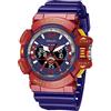 Boosns Doppio Tempo Orologio da Uomo Digitale Sportivo Outdoor Analogico Quarzo LED Elettronico Plastica Orologi da Polso (Blu Rosso)