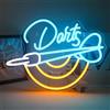 Horseneon Insegna al neon Dart Insegna al neon per freccette Bar Insegna al neon per freccette per parete Insegna al neon a LED per giochi per Sala giochi Pub Birra da casa Bar Club Man Cave