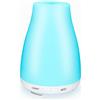 Trace Diffusore di oli essenziali da 100 ml, a ultrasuoni, per aromaterapia, diffusore di oli profumati, umidificatore, spegnimento automatico e 7 colori di luce a LED per camera da letto, yoga, spa,