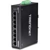 TRENDnet TI-G80 8-Port gehärteter industrieller Gigabit-DIN-Schienen-Switch, 16-