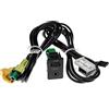 vhbw cavo adattatore audio AUX USB per autoradio (100 cm) compatibile con VW RCD300, RCD310, RCD510, Polo V (tipo 6R) 04/2009+, RCD030