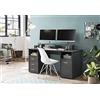 Schildmeyer Scrivania Niels, materiale legno, antracite, 150 x 70 x 74 cm
