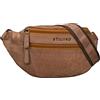 STILORD 'Marian' Vintage marsupio pelle uomo donna borsa da cintura piccola borsa da cintola per festival festa viaggio sport di vera pelle, Colore:cognac - marrone chiaro