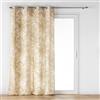 Douceur d'Intérieur Dune Tenda con Occhielli, 140 x 240 cm, Cotone e Poliestere Stampato