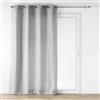 Douceur d'Intérieur Loulaine Tenda con Occhielli, 140 x 240 cm, Effetto Lana, Grigio