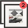 walther design Chair Cornice portafoto, da 20 x 20 cm, colore nero