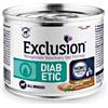 EXCLUSION DIET CANE UMIDO DIABETIC ADULT ALL BREEDS MAIALE, SORGO E PISELLI 200 G